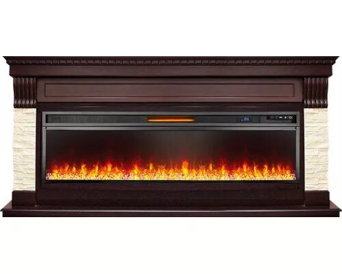 Электрокамин Denver 60 с очагом Vision 60 LED и LOG.jpg